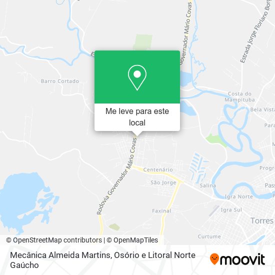 Mecânica Almeida Martins mapa