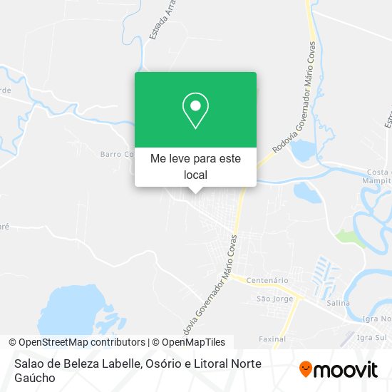 Salao de Beleza Labelle mapa