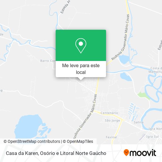 Casa da Karen mapa