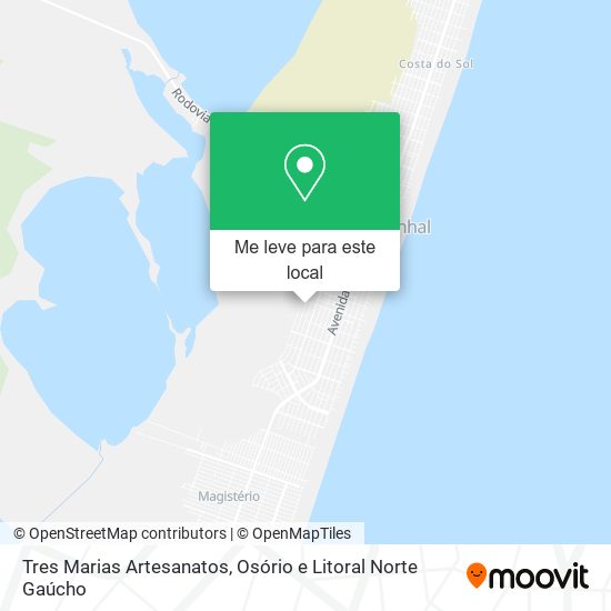 Tres Marias Artesanatos mapa