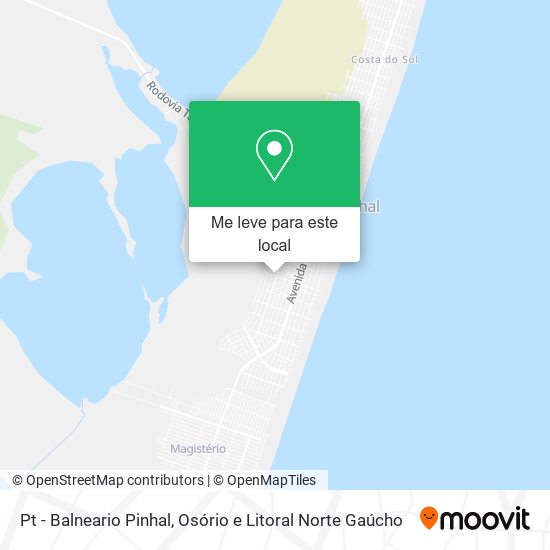 Pt - Balneario Pinhal mapa