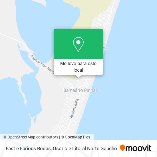 Fast e Furious Rodas mapa