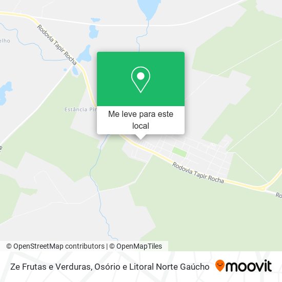 Ze Frutas e Verduras mapa