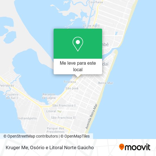 Kruger Me mapa