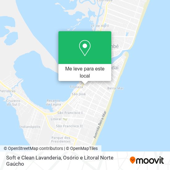 Soft e Clean Lavanderia mapa