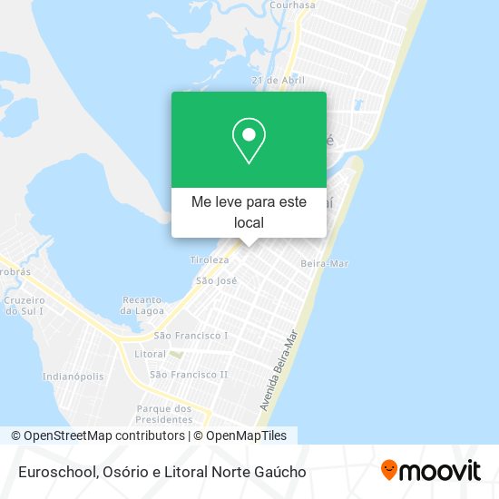 Euroschool mapa
