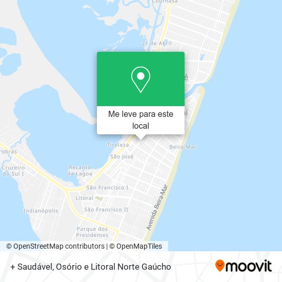 + Saudável mapa