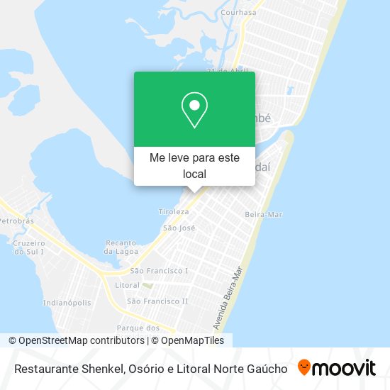 Restaurante Shenkel mapa
