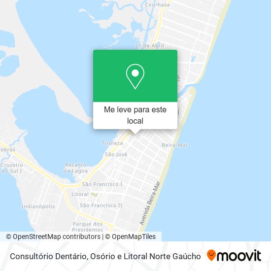 Consultório Dentário mapa