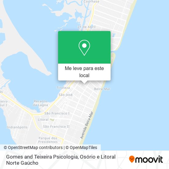 Gomes and Teixeira Psicologia mapa