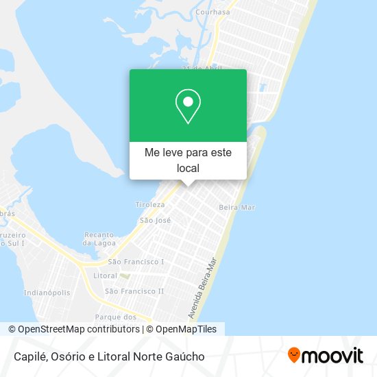 Capilé mapa