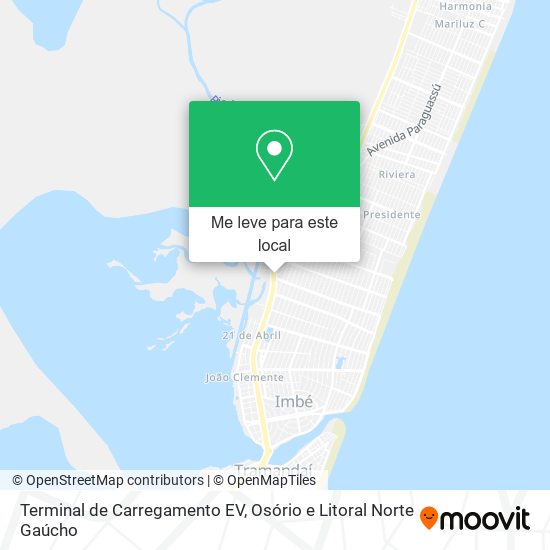 Terminal de Carregamento EV mapa