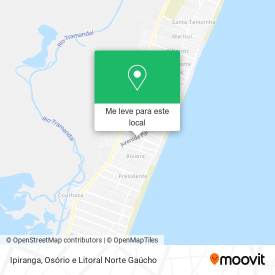 Ipiranga mapa