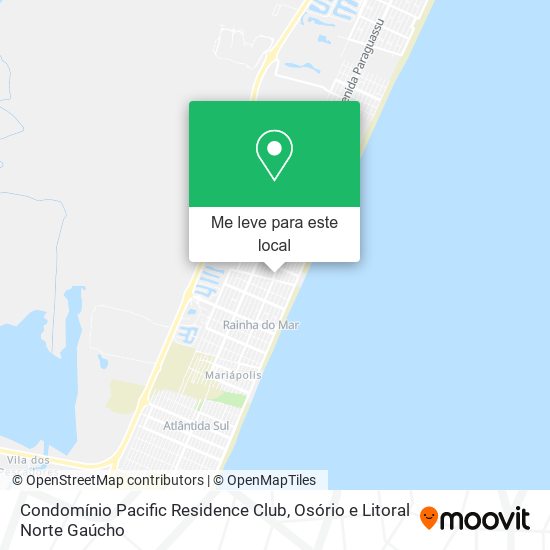 Condomínio Pacific Residence Club mapa