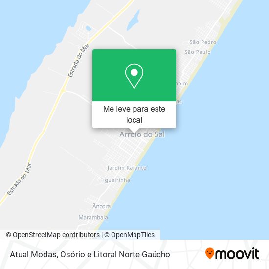 Atual Modas mapa