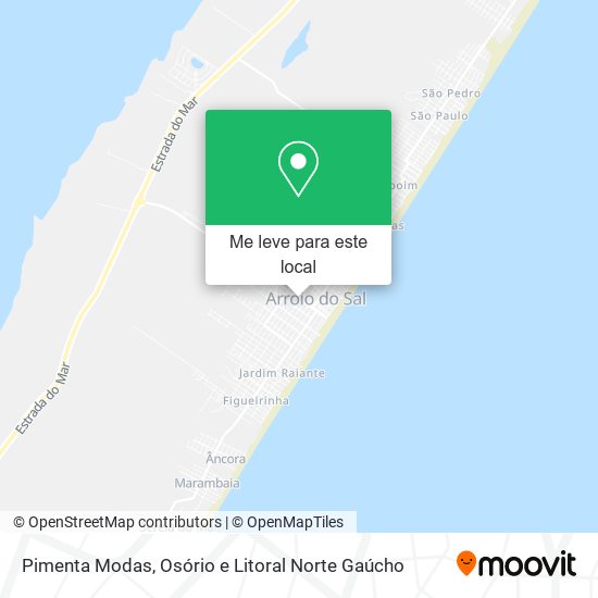 Pimenta Modas mapa