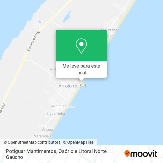 Potiguar Mantimentos mapa