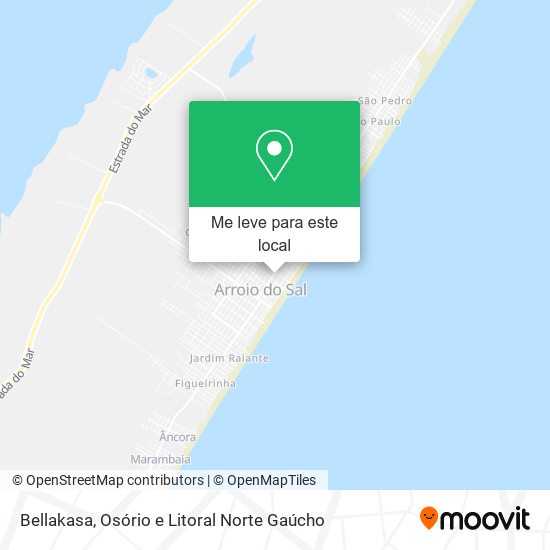 Bellakasa mapa