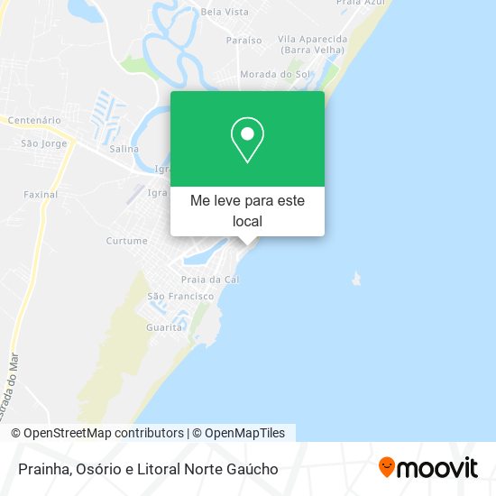 Prainha mapa