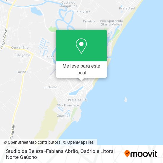 Studio da Beleza -Fabiana Abrão mapa