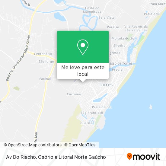 Av Do Riacho mapa