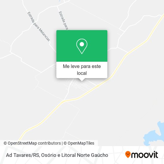 Ad Tavares/RS mapa