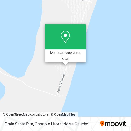 Praia Santa Rita mapa
