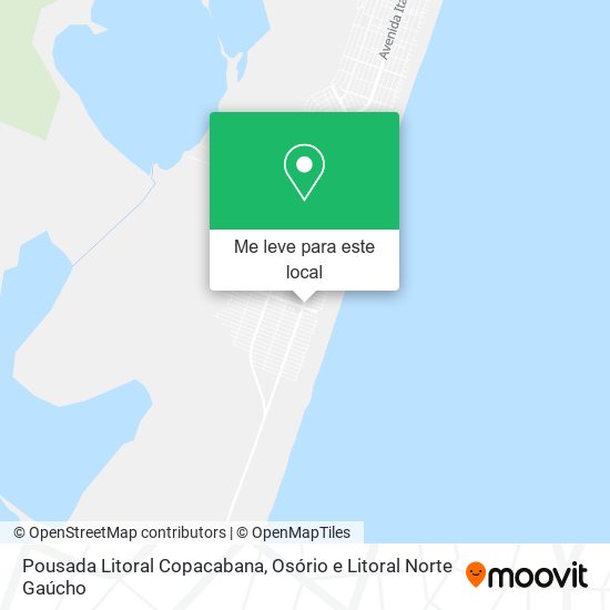 Pousada Litoral Copacabana mapa