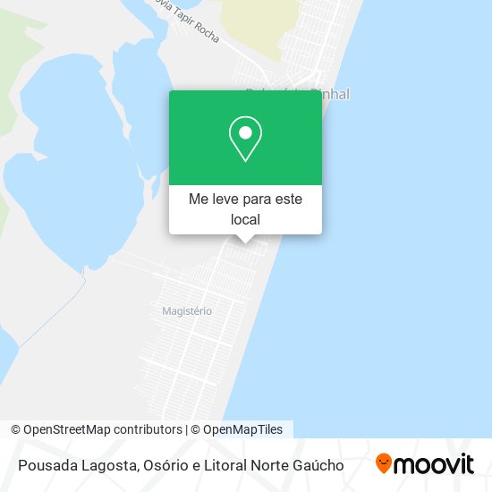 Pousada Lagosta mapa