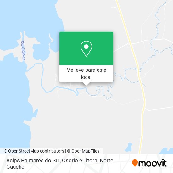 Acips Palmares do Sul mapa