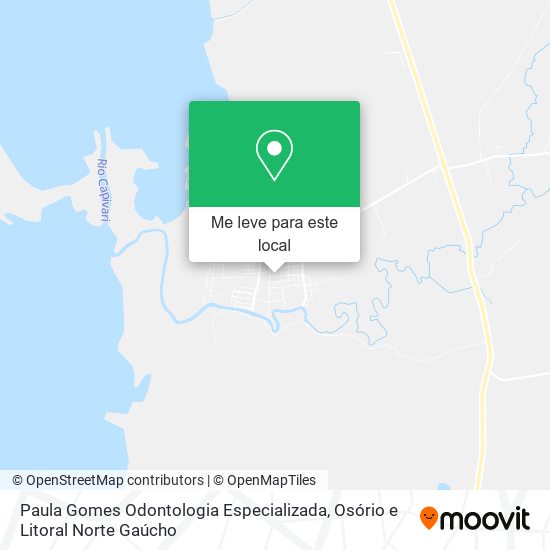 Paula Gomes Odontologia Especializada mapa