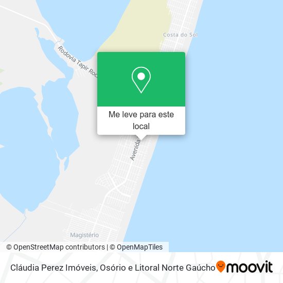 Cláudia Perez Imóveis mapa