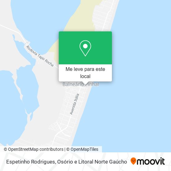 Espetinho Rodrigues mapa