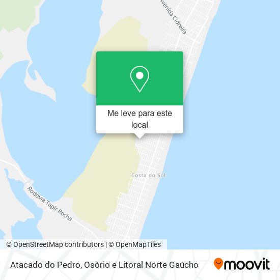 Atacado do Pedro mapa