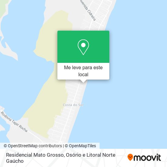 Residencial Mato Grosso mapa