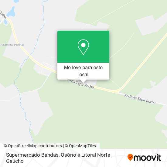 Supermercado Bandas mapa
