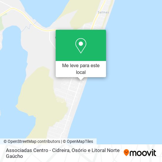Associadas Centro - Cidreira mapa