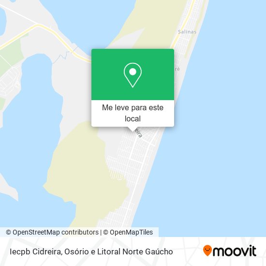 Iecpb Cidreira mapa