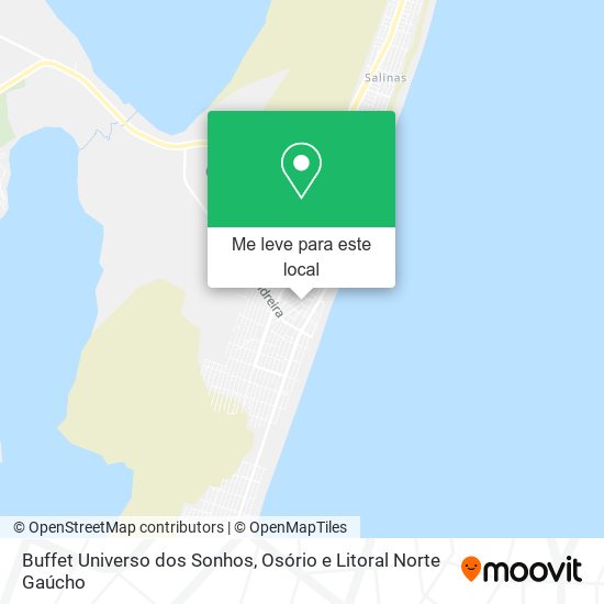 Buffet Universo dos Sonhos mapa