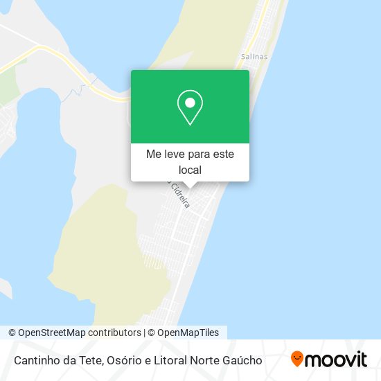 Cantinho da Tete mapa