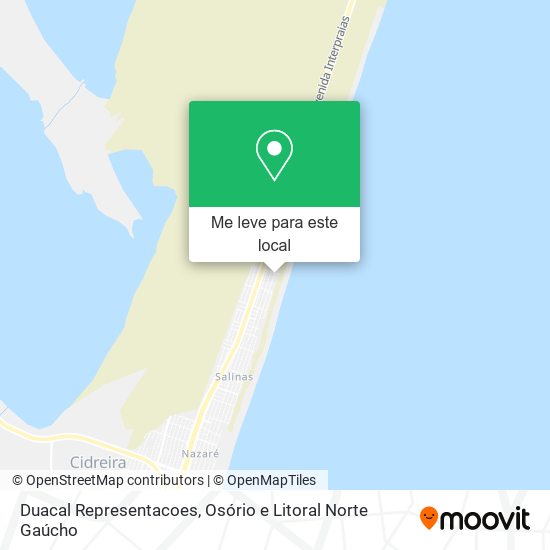 Duacal Representacoes mapa