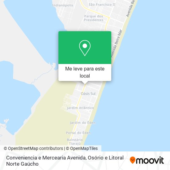 Conveniencia e Mercearia Avenida mapa