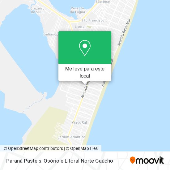 Paraná Pasteis mapa