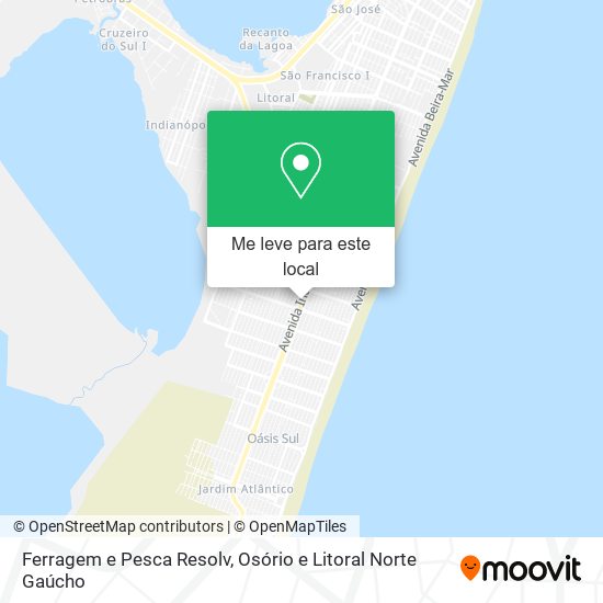 Ferragem e Pesca Resolv mapa