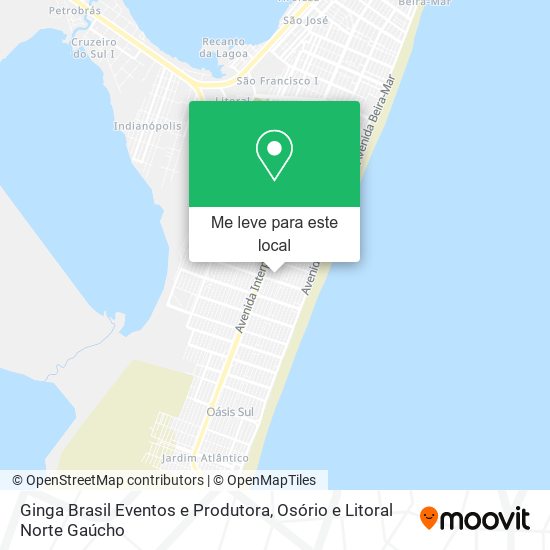 Ginga Brasil Eventos e Produtora mapa