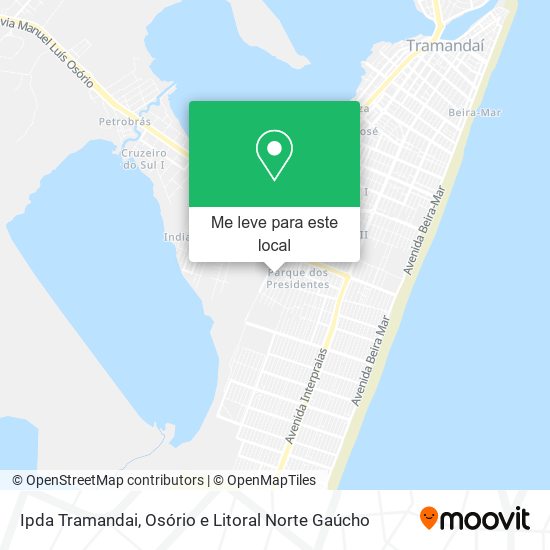 Ipda Tramandai mapa