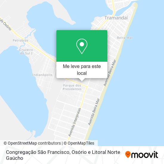 Congregação São Francisco mapa