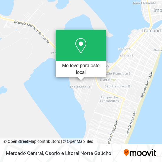 Mercado Central mapa