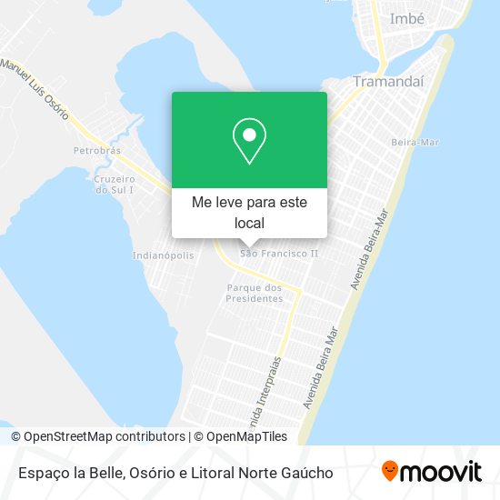 Espaço la Belle mapa