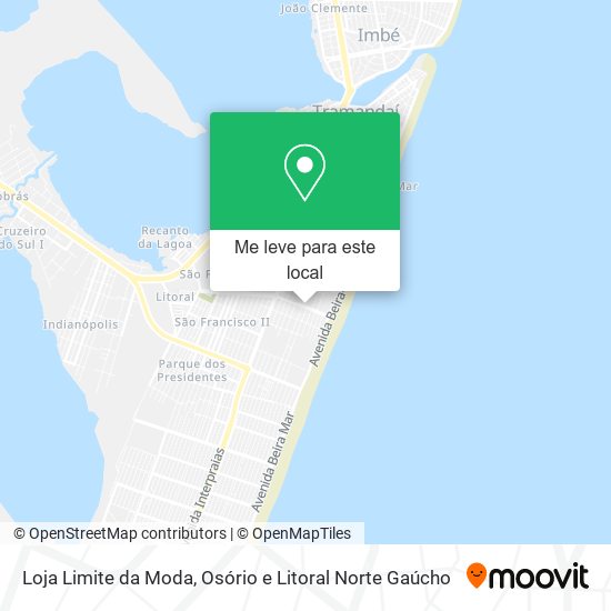 Loja Limite da Moda mapa